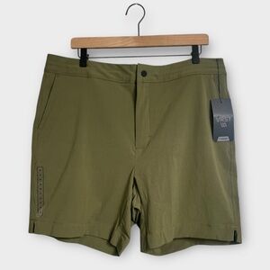 NWT VRST Men's Performance All Purpose Shorts Drawstring Grunge Olive Size 36